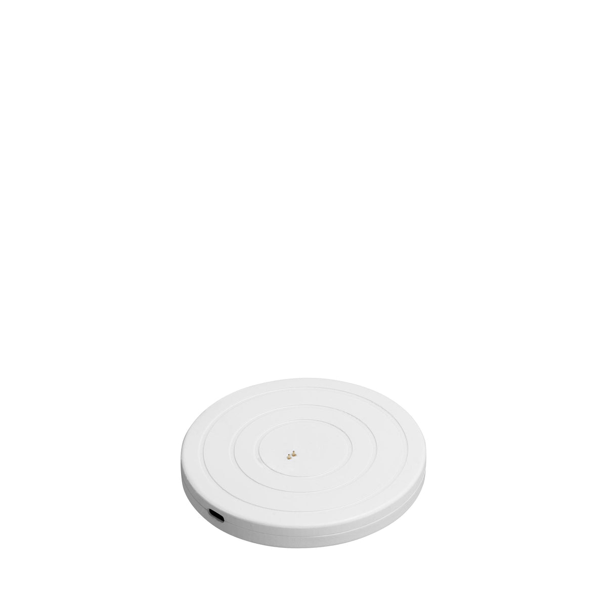 UYUNI Lighting Ladestation LED STUMPENKERZE rund weiß |  Ø10x10 cm