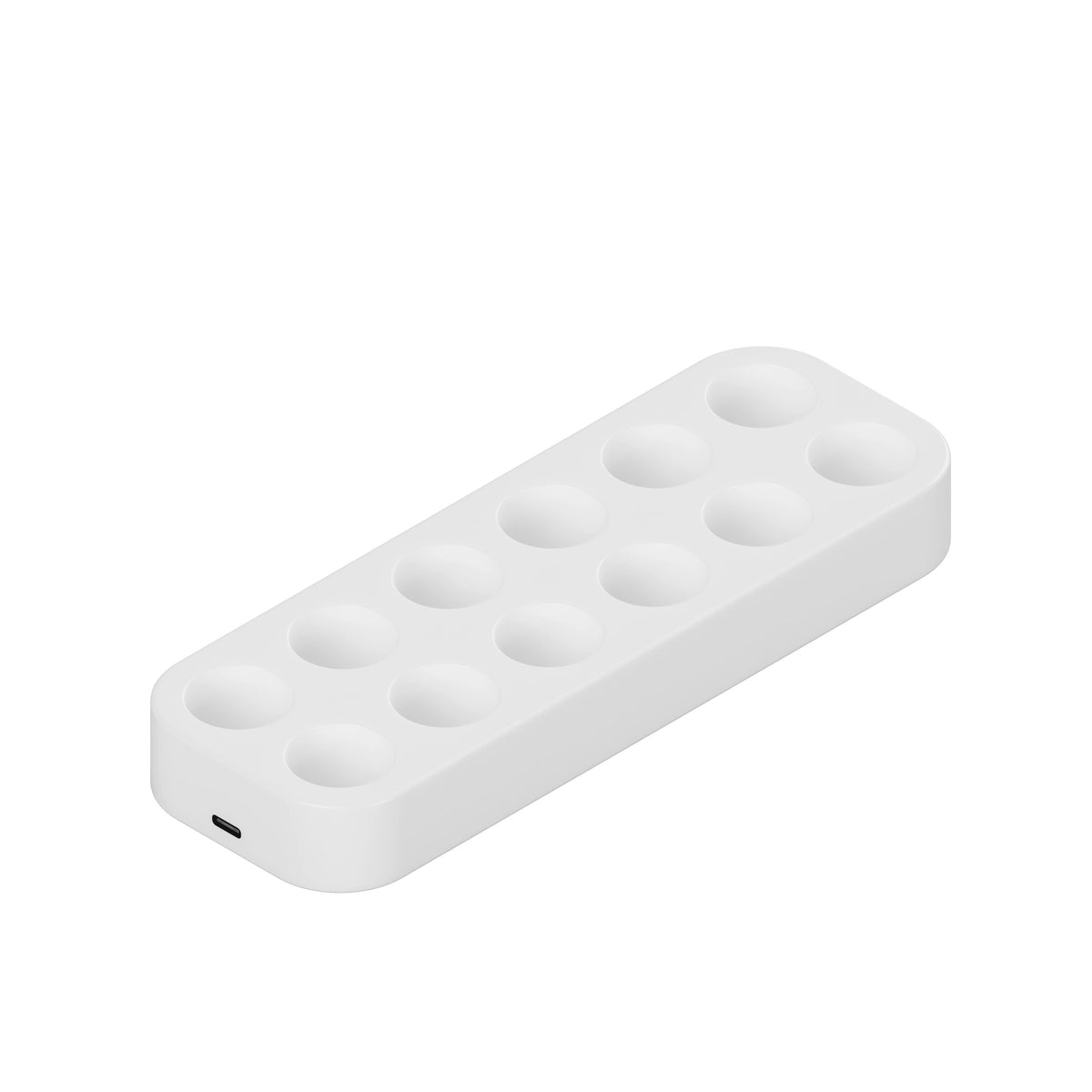 UYUNI Lighting Ladestation LED STABKERZEN für 12 Stück | 18,5x 6,5cm