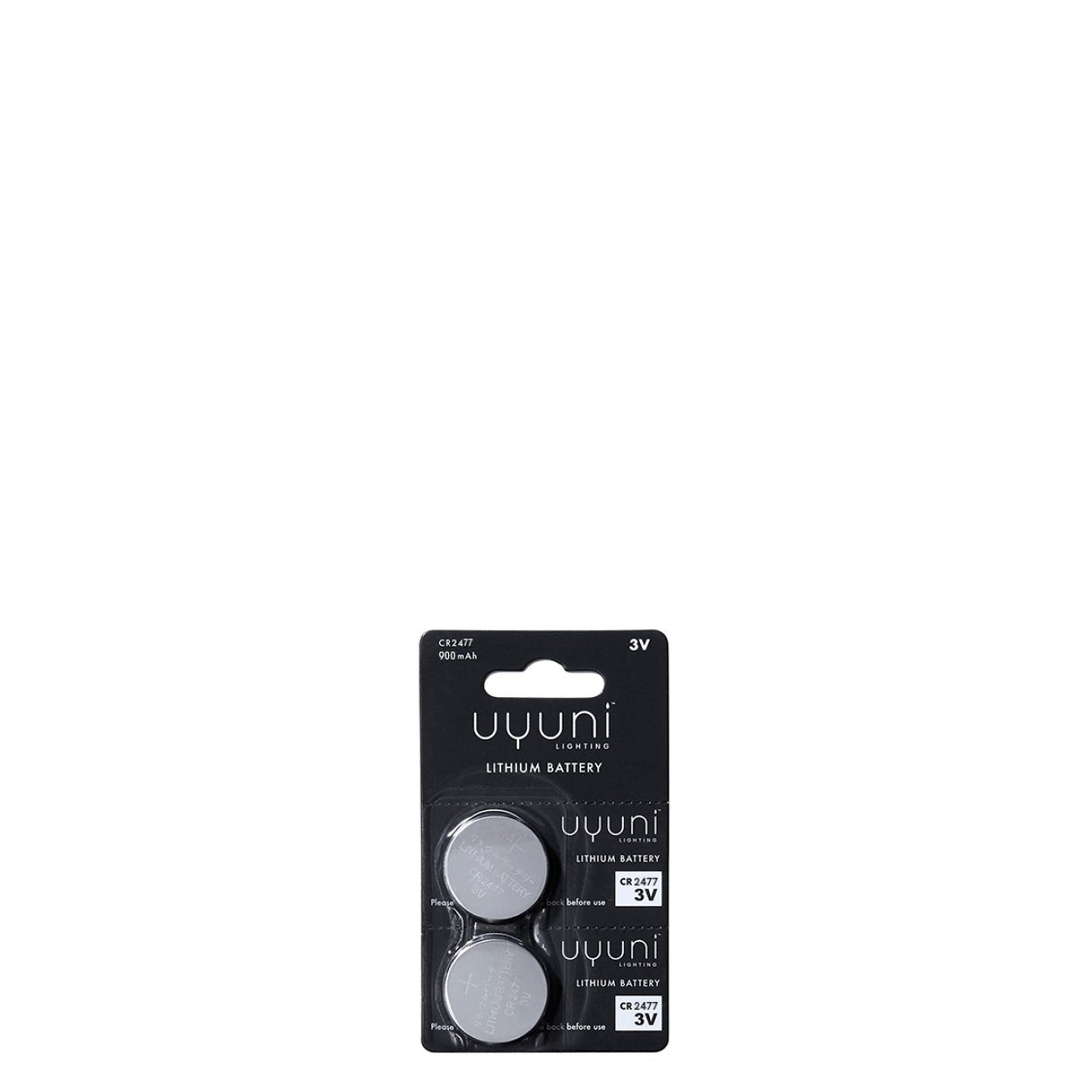 Uyuni Lighting Batterien Lithium Metal CR2477 3V 2er Pack für LED Kerzen - Sir Henrys