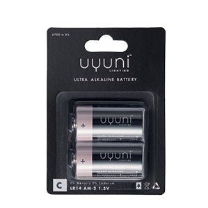 Uyuni Lighting C Batterien 2er Pack für LED Kerzen - Sir Henrys