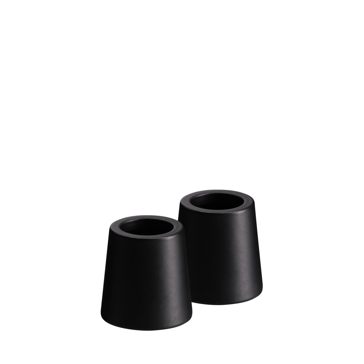 UYUNI Lighting Kerzenhalter MINI TAPER BLACK 2er Set schwarz matt | Ø 2,3x2,3 cm - Sir Henrys
