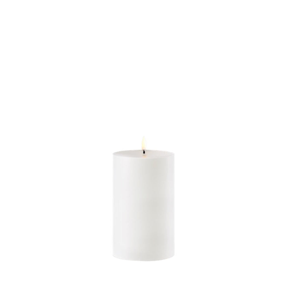 Uyuni Lighting LED OUTDOOR CANDLE weiß | 8x15cm