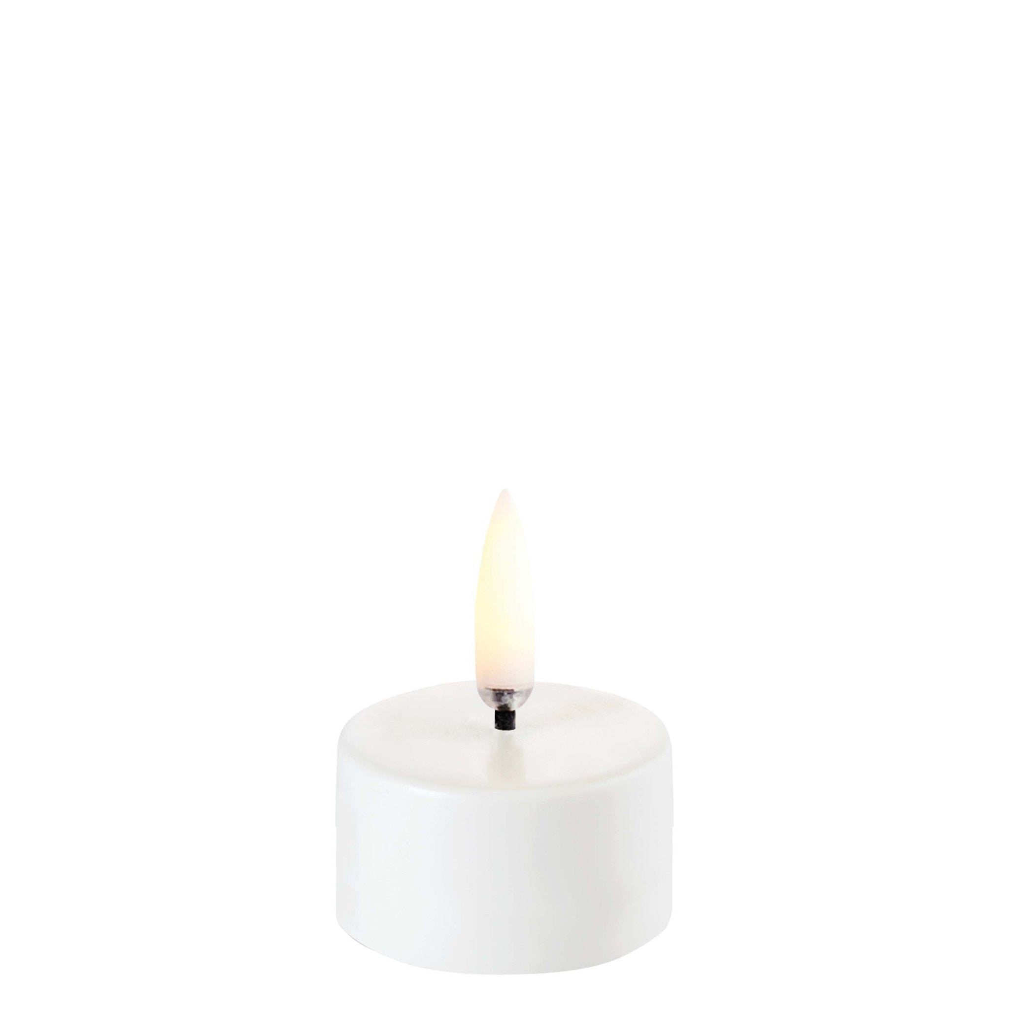 Uyuni Lighting LED Teelicht 400 NORDIC WHITE weiß | Ø4x2,5cm - Sir Henrys