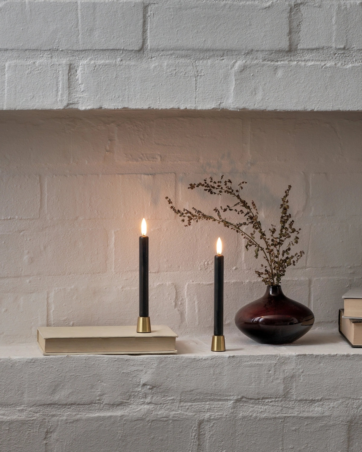 UYUNI Lighting Kerzenhalter MINI TAPER BRASS 2er Set gold matt | Ø 2,3cm