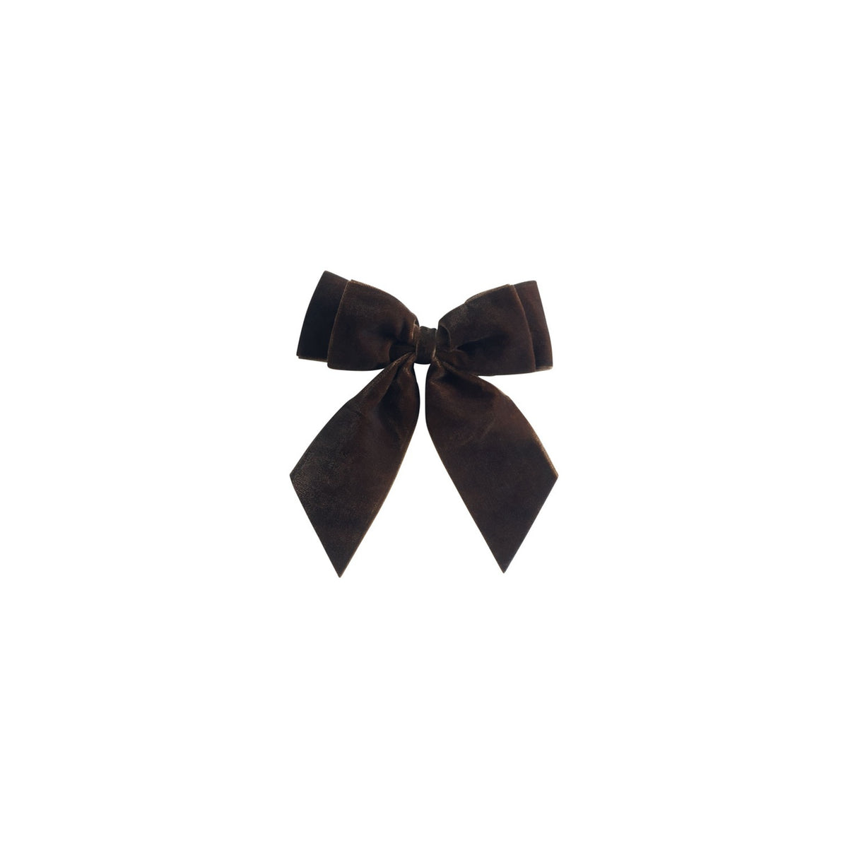 Tine K Home Schleife XMAS BOW S VELVET MOCCA braun | 15x13cm