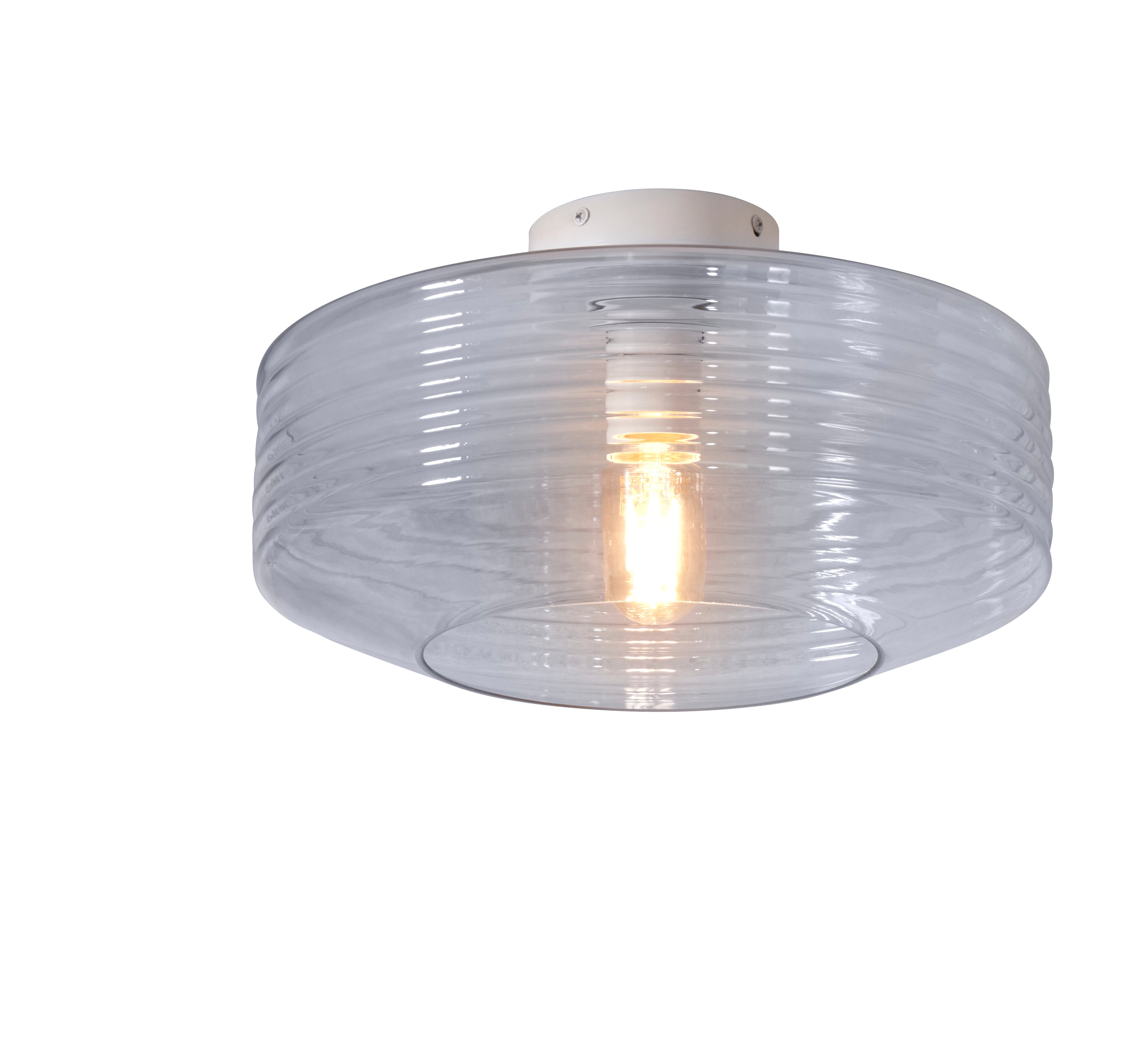 It's about RoMi Deckenlampe VERONA transparent | 35x35x20cm