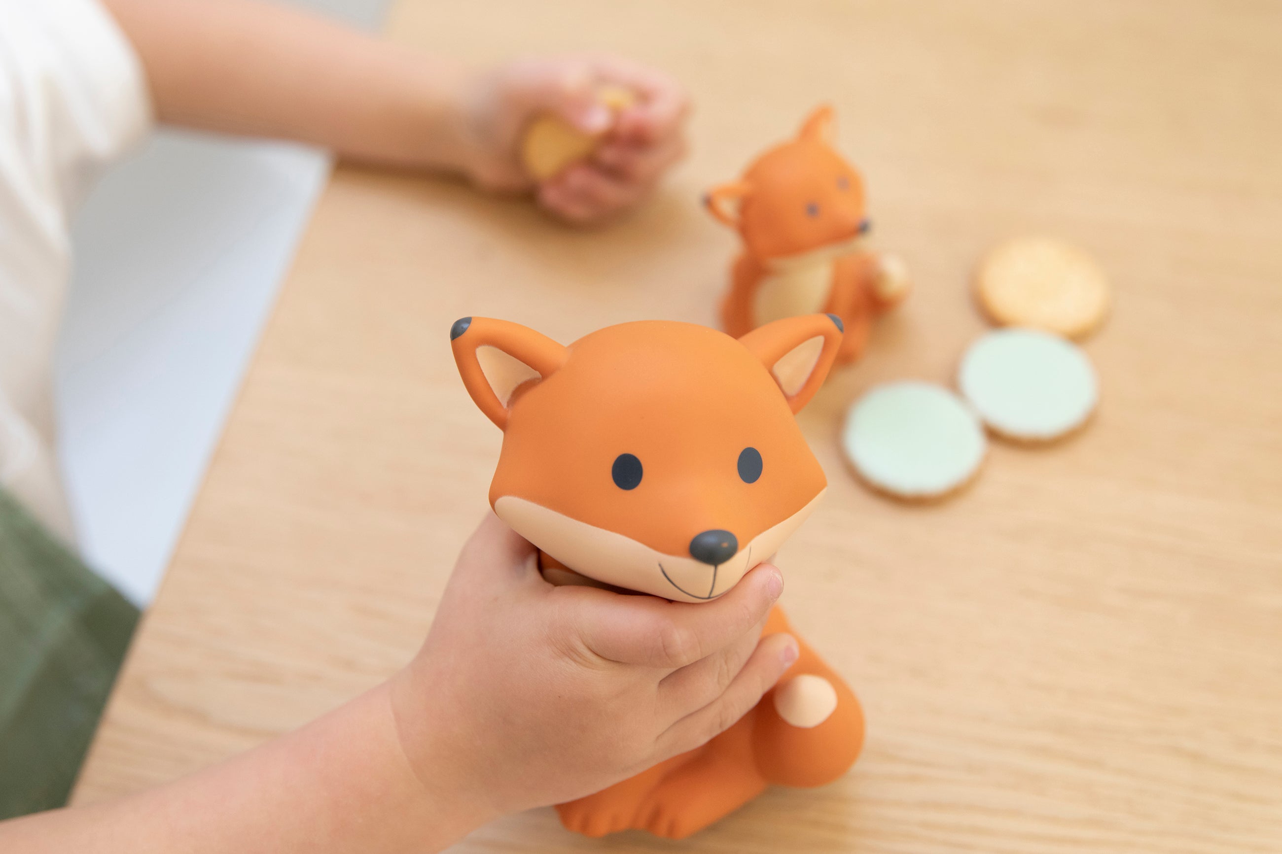 AP Junior Spardose FOX CESAR SMALL orange | 6x8cm