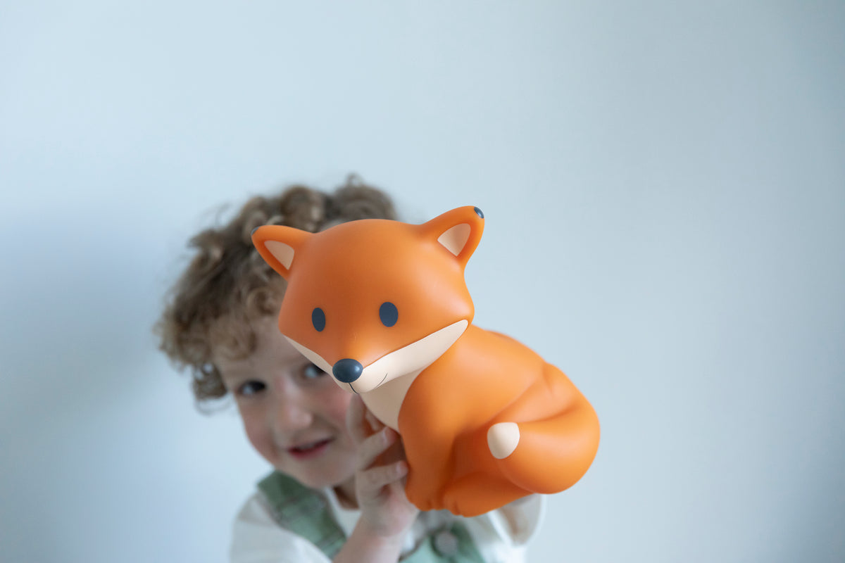 AP Junior Nachtlicht FOX CESAR orange | 18x15x20cm