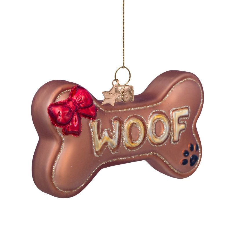 Vondels Christbaumschmuck DOG BONE braun | H 6,5cm - Sir Henrys