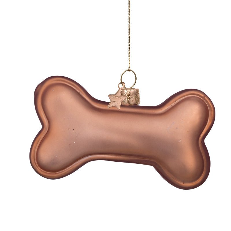 Vondels Christbaumschmuck DOG BONE braun | H 6,5cm - Sir Henrys