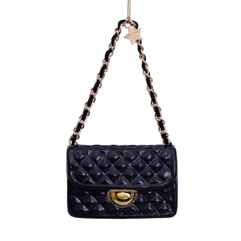 Vondels Christbaumschmuck FASHION BAG schwarz | H 7cm - Sir Henrys