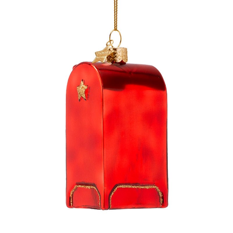 Vondels Christbaumschmuck SANTA'S MAILBOX rot | H 8cm - Sir Henrys