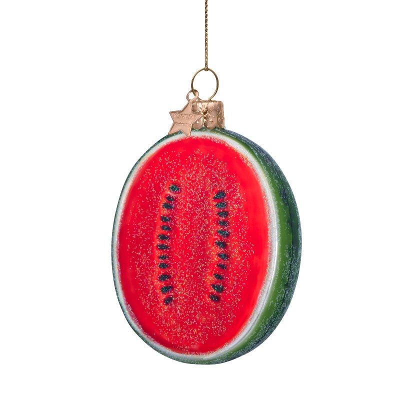 Vondels Christbaumschmuck WATERMELON rot | H 10cm - Sir Henrys