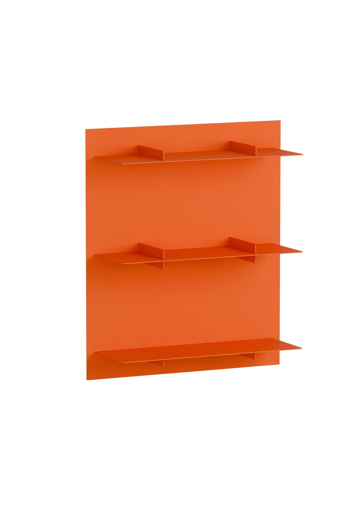Metallbude Wandregal CHESS - Orange Sprizz | 47x55x16,2cm