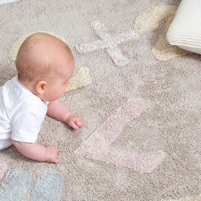 Lorena Canals waschbarer Teppich BABY NUMBERS | 160x120cm