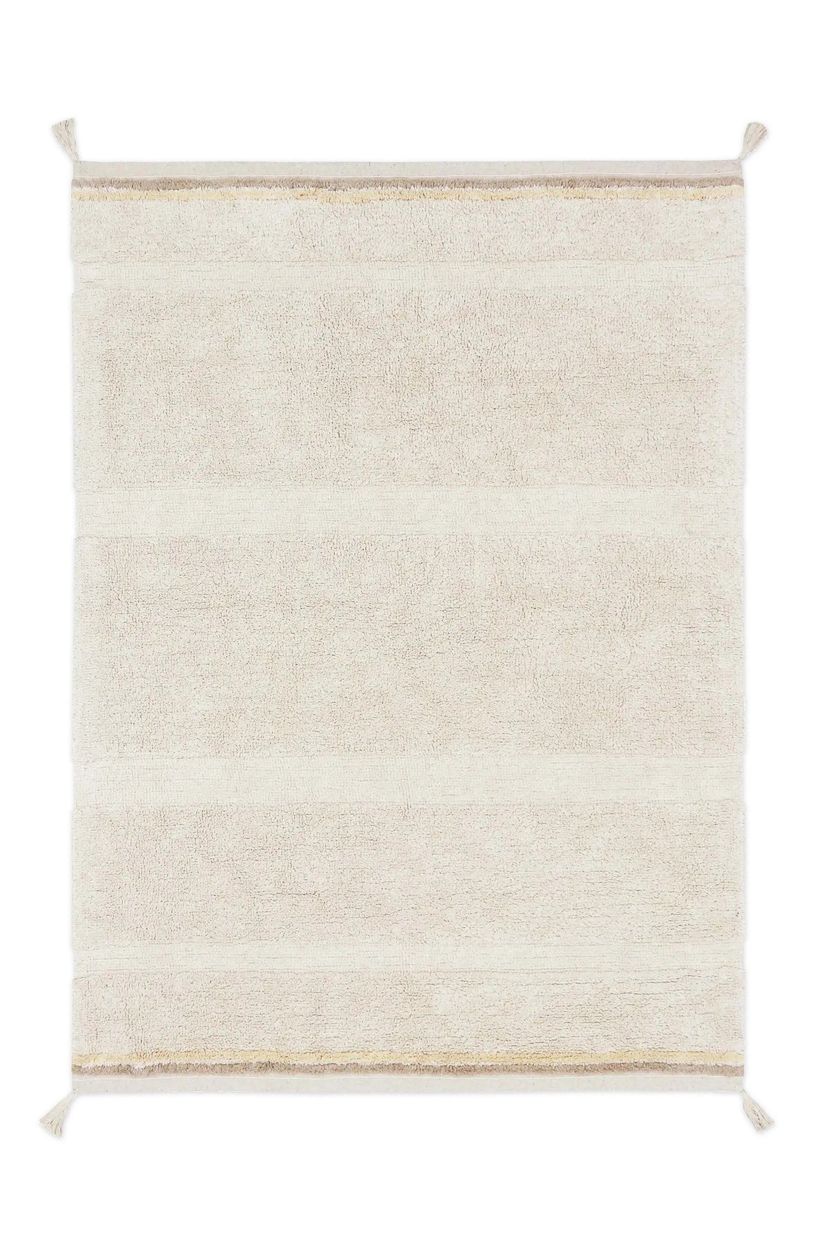Lorena Canals Waschbarer Teppich Bloom Natural | 350x250cm