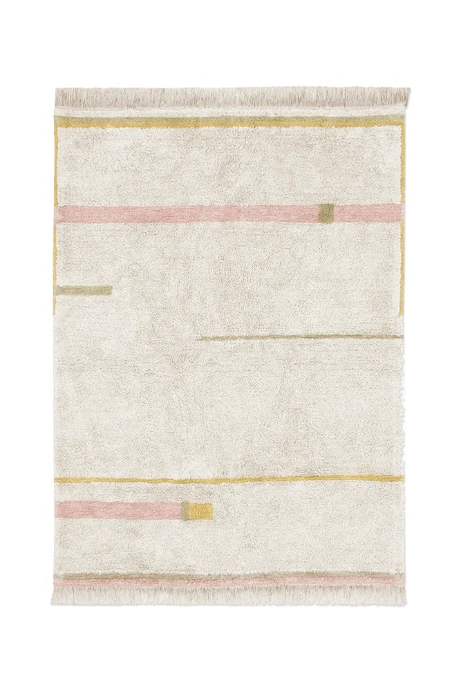 Lorena Canals Waschbarer Teppich Lane Natural - Vintage Nude | 300x200cm