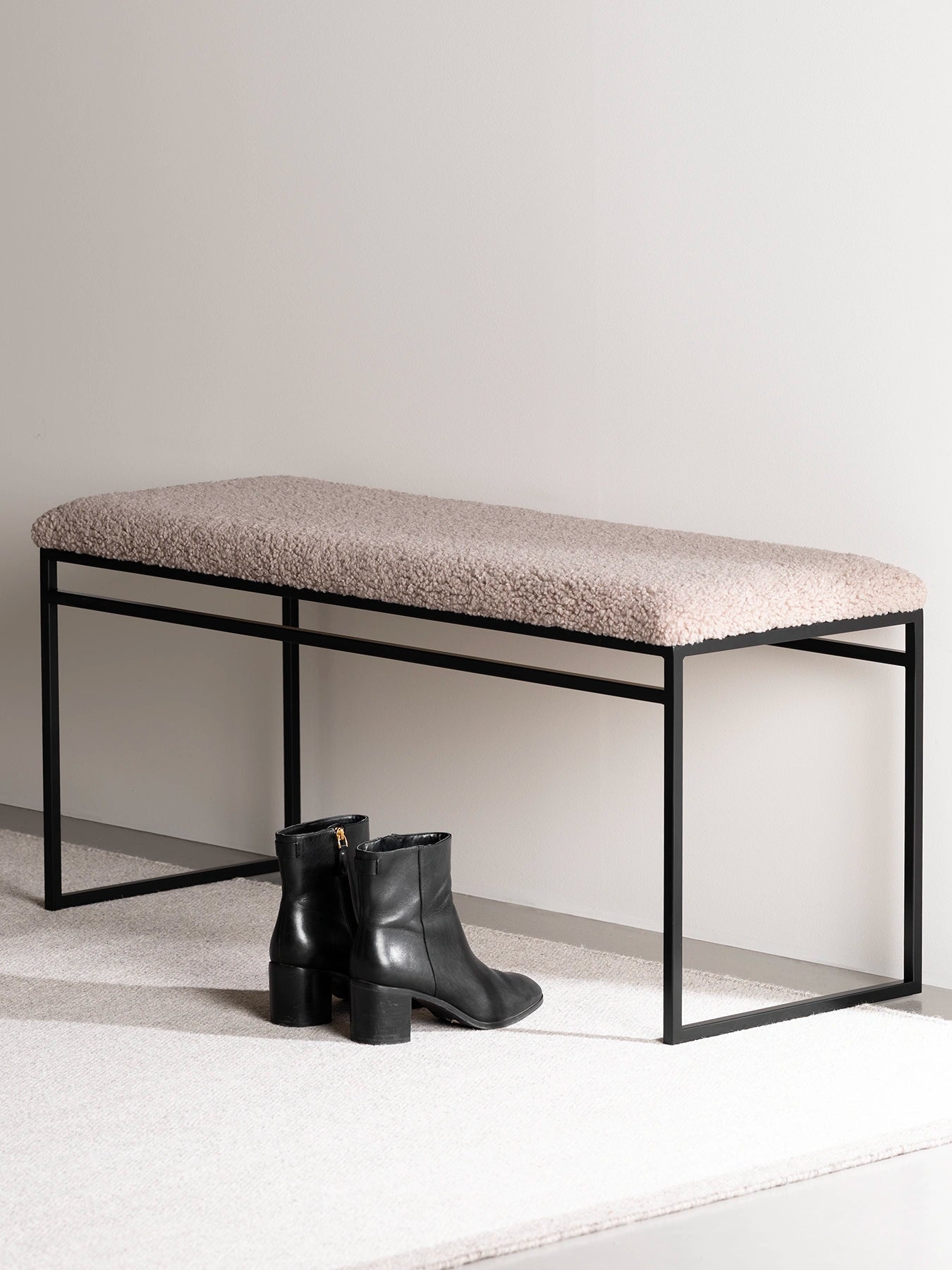 by Crea® Sitzbank WILMA Greige Bouclé