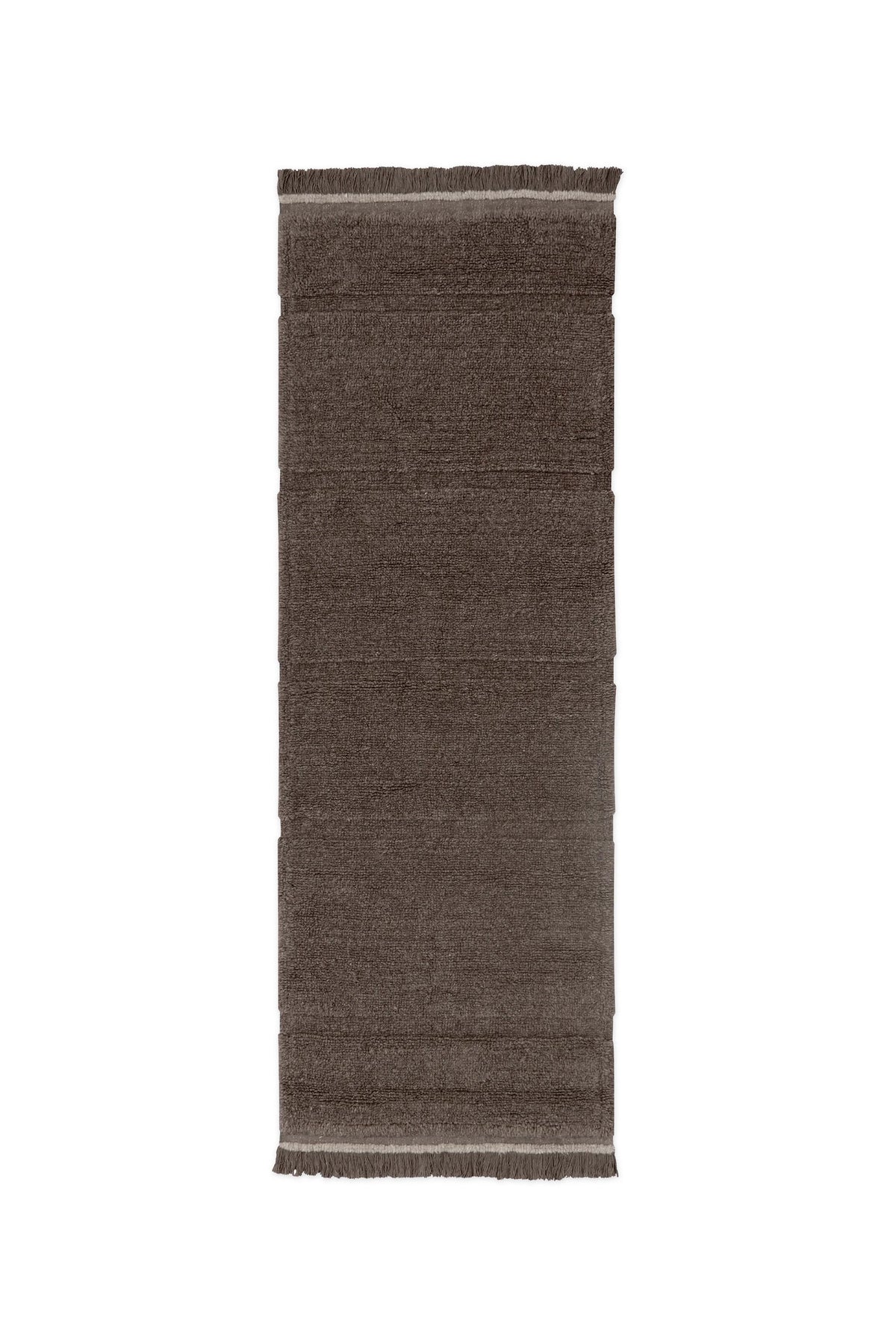 Lorena Canals Wollteppich Steppe - Sheep Brown | 230x80cm
