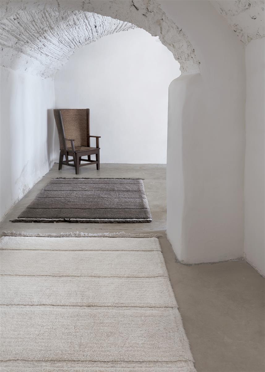 Lorena Canals Wollteppich STEPPE weiß | 240x170cm