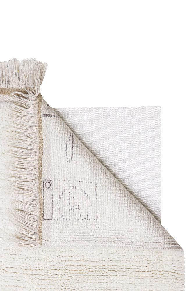 Lorena Canals Wollteppich Steppe - Sheep White | 170x120cm