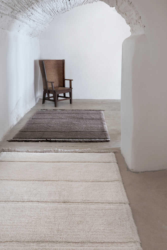 Lorena Canals Wollteppich Steppe - Sheep White | 170x120cm