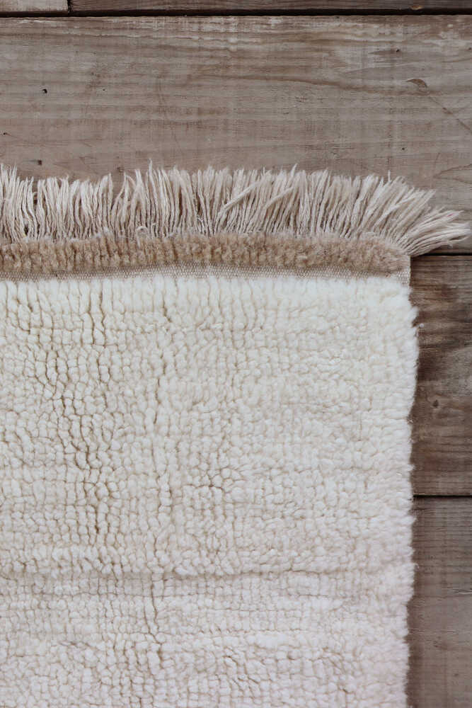 Lorena Canals Wollteppich Steppe - Sheep White | 170x120cm