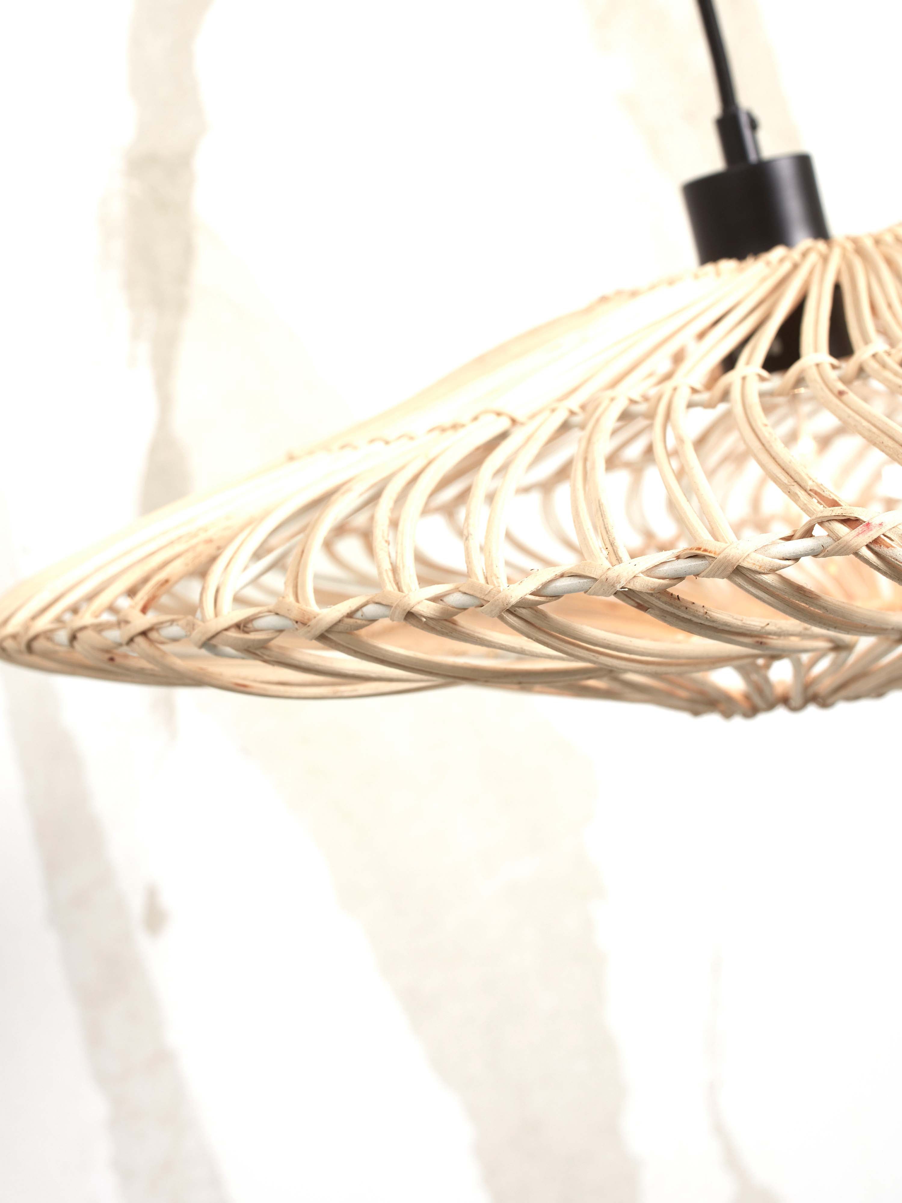 Good&Mojo Stehlampe ZANZIBAR weiß | 73x55x176cm
