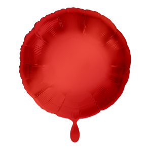 Ballon RUND rot Folienballon