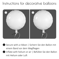 Ballon XL Zahl 2 90cm Silber
