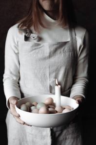 Storefactory Kerzenhalter LIDATORP XL weiß | Ø 26x5 cm