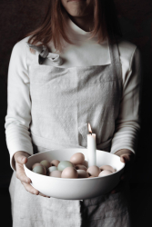 Storefactory Kerzenhalter LIDATORP XL weiß | Ø 26x5 cm