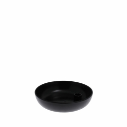 Storefactory Kerzenhalter LIDATORP S schwarz | Ø 16x5 cm