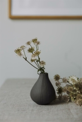 Storefactory Vase EKENAS S anthrazit | Ø 7x9 cm