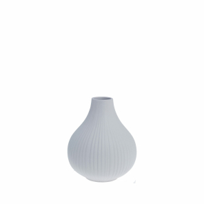 Storefactory Vase EKENAS S grey hellgrau | Ø 8x9 cm