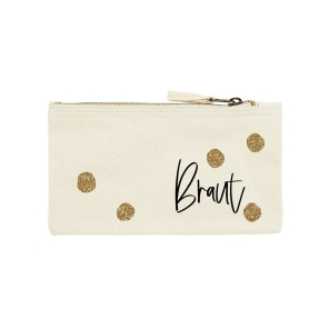 Beauty Bag Kosmetiktasche DOTS mini 20x11cm personalisierbar SirHenry´s