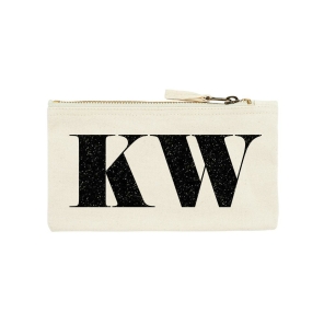 Beauty Bag Kosmetiktasche LETTER mini 20x11cm  personalisierbar SirHenry´s