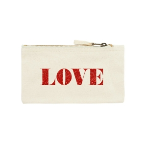 Beauty Bag Kosmetiktasche LOVE mini 20x11cm personalisierbar SirHenry´s