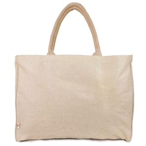 a good smile Shopping Bag Canvas Maxi uni beige