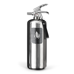 Nordic Flame Feuerlöscher STEEL EDITION silber 2kg