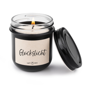 a good smile Kerze im Glas GLÜCKSLICHT | 7x8cm