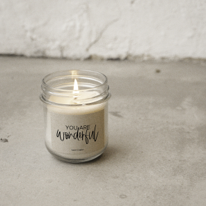 a good smile Kerze im Glas YOU ARE WONDERFUL | 7x8cm