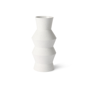 HKLiving Vase weiß creme gesprenkelt M