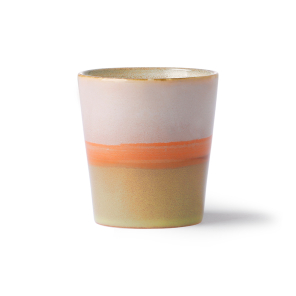 Becher SATURN Coffee Mug Keramik 70&acute;s bunt HK Living