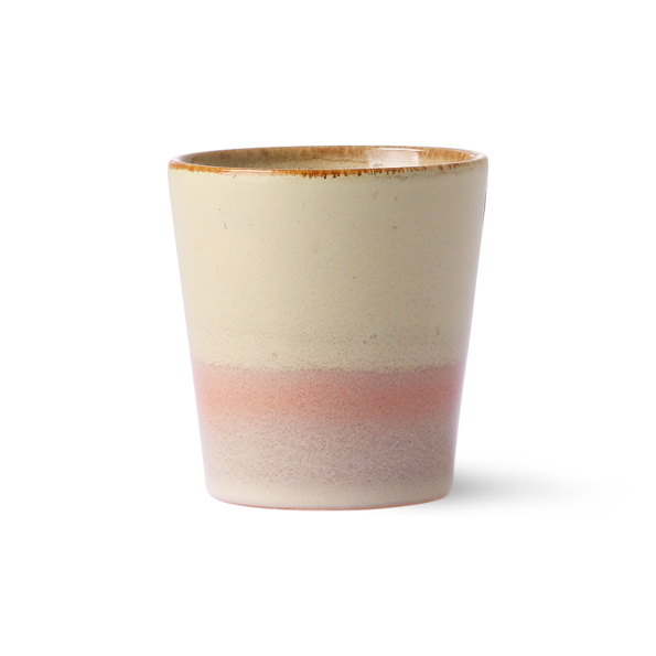 Becher VENUS Coffee Mug Keramik 70´s bunt HK Living