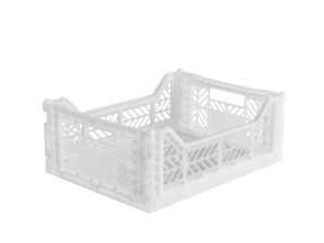 Aykasa Faltbox Klappbox WHITE weiß midi