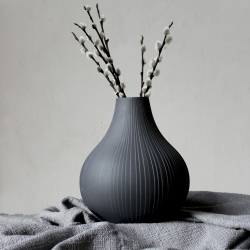 Storefactory Vase EKENAS XL anthrazit