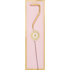 Wondercandle Wunderkerze Classic ZAHL 7 gold