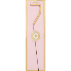 Wondercandle Wunderkerze Classic ZAHL 7 gold