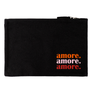 Clutch Beauty Bag AMORE maxi 28x19cm SirHenry´s